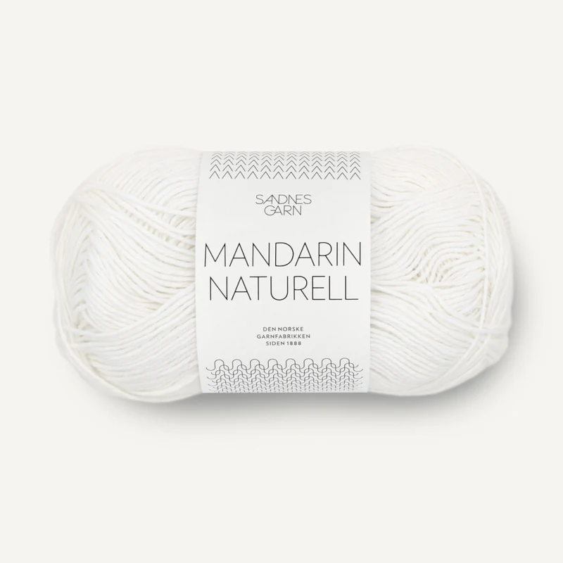 Sandnes Mandarin Naturell 1001 Bianco Ottico