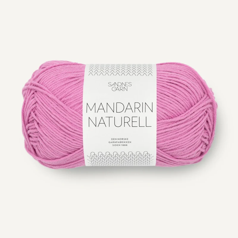 Sandnes Mandarin Naturell 4626 Rosa Shock