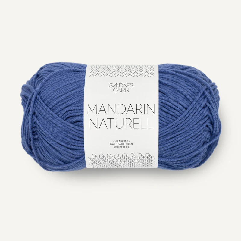 Sandnes Mandarin Naturell 5844 Blu Medio