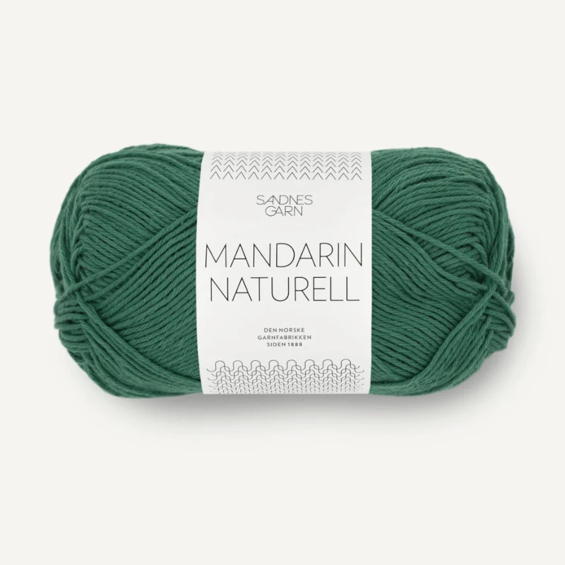 Sandnes Mandarin Naturell 8052 Verde scuro