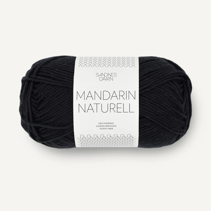 Sandnes Mandarin Naturell 1099 Nero