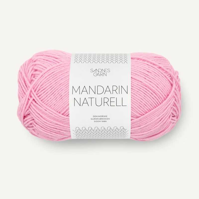 Sandnes Mandarin Naturell 4813 Lilla Rosa