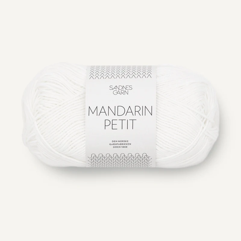 Sandnes Mandarin Petit 1001 Bianco Ottico