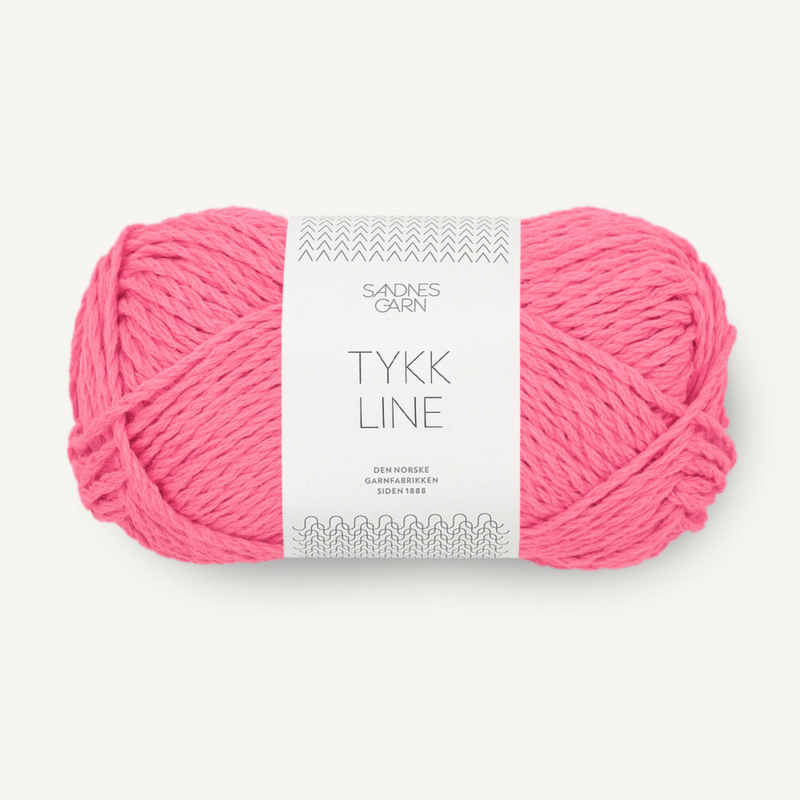 Sandnes Tykk Line 4315 Bubblegum Rosa