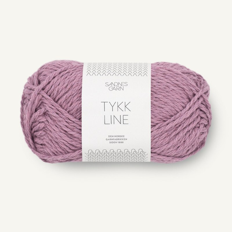 Sandnes Tykk Line 4632 Lavanda Rosa