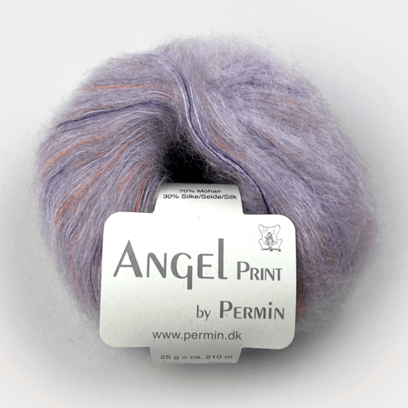 Permin Angel print 67 Lavanda