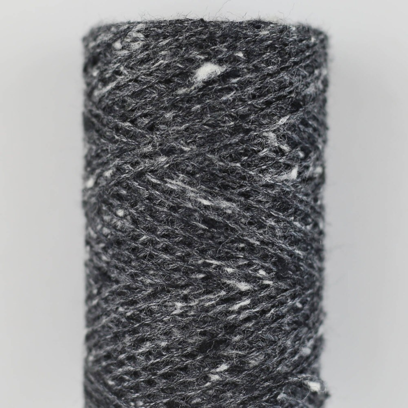 Tussah Tweed sp13 Nero-macchiato-mix