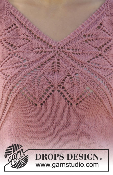 170-4 Top con cuore a farfalla di DROPS Design