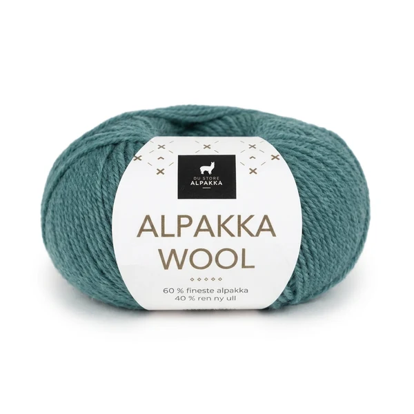 Du Store Alpakka Wool 516 Verde mare scuro
