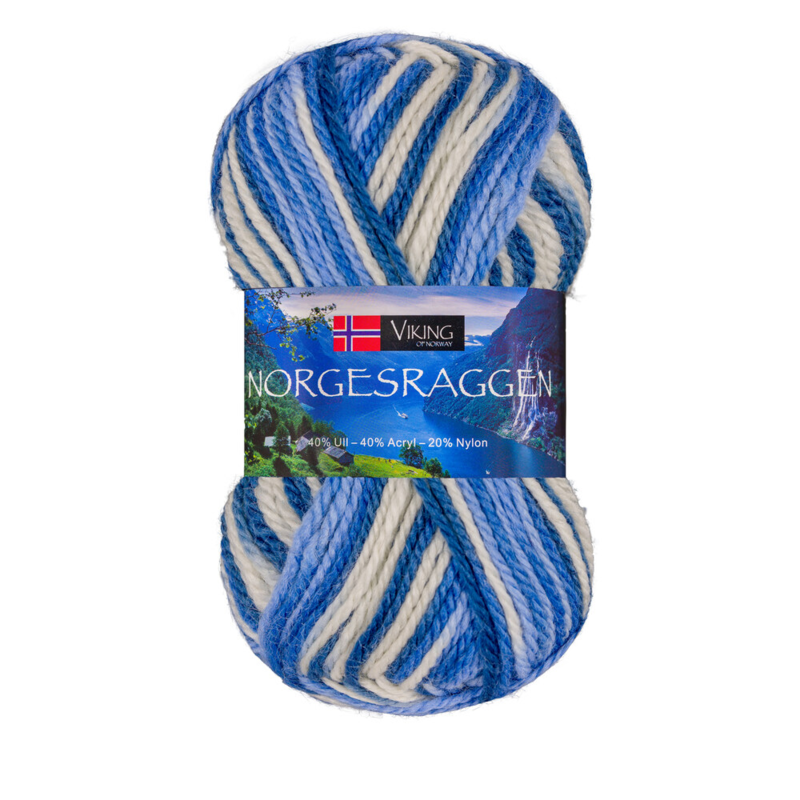 Viking Norgesraggen 825 Multi bianco/blu