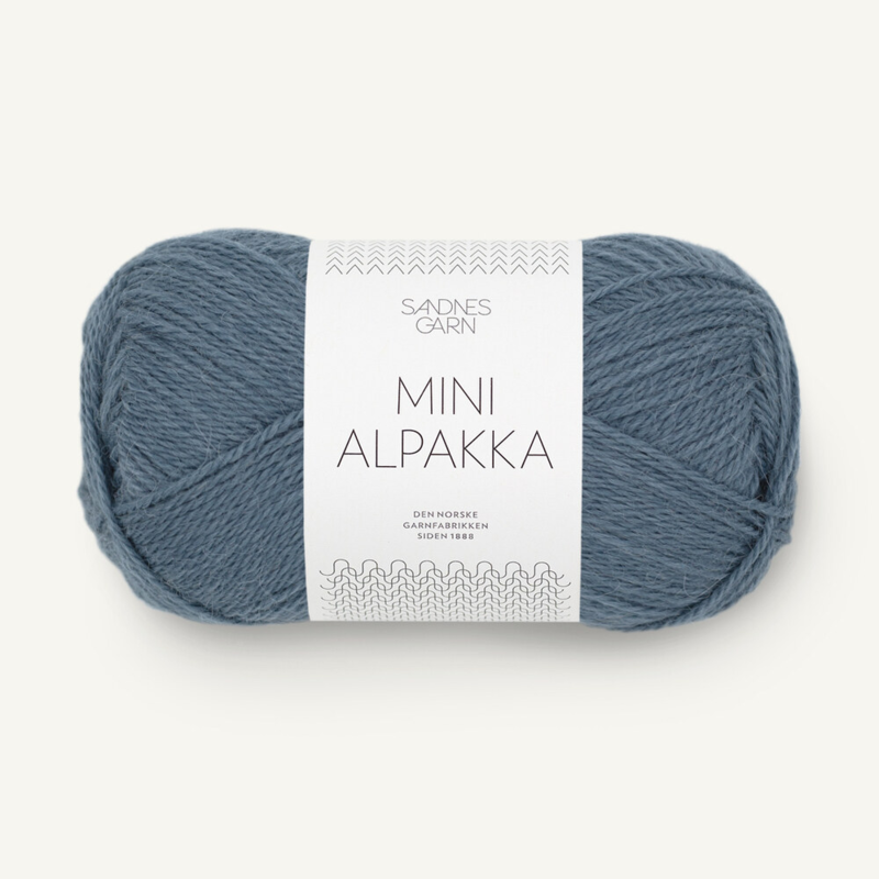 Sandnes Mini Alpakka 6052 Jeans blu