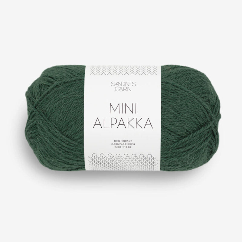 Sandnes Mini Alpakka 8581 Verde foresta profonda