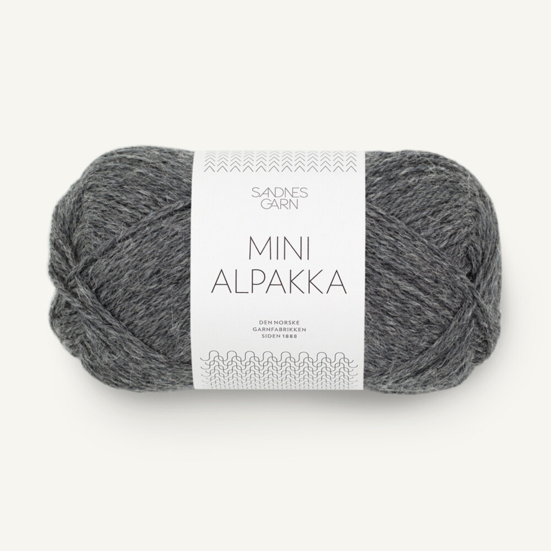 Sandnes Mini Alpakka 1053 Grigio scuro melange