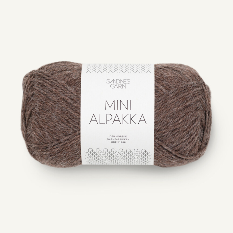 Sandnes Mini Alpakka 2652 Marrone medio melange