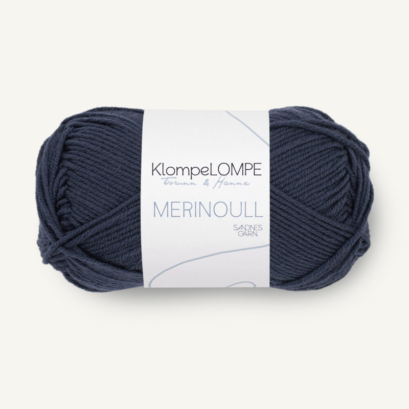 Sandnes KlompeLompe Merinoull 6081 Blu Marino