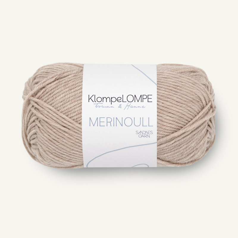 Sandnes KlompeLompe Merinoull 2650 Beige Mélange