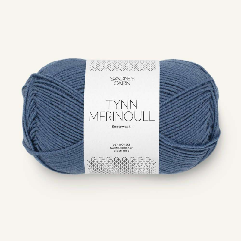 Sandnes Tynn Merinoull 6052 Blu Jeans