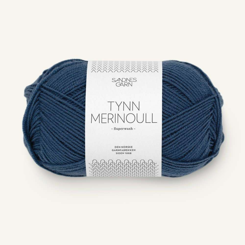 Sandnes Tynn Merinoull 6062 Blu Scuro