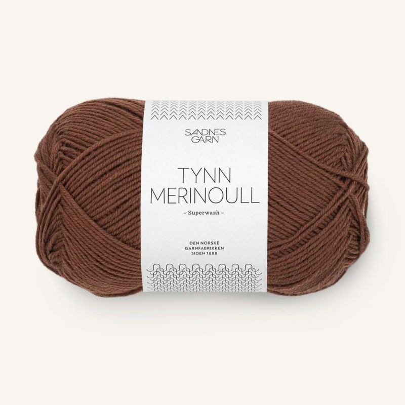 Sandnes Tynn Merinoull 3073 Cioccolato