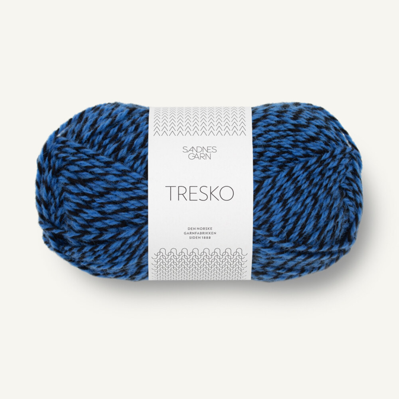 Sandnes Tresko 6080 Blu/Nero