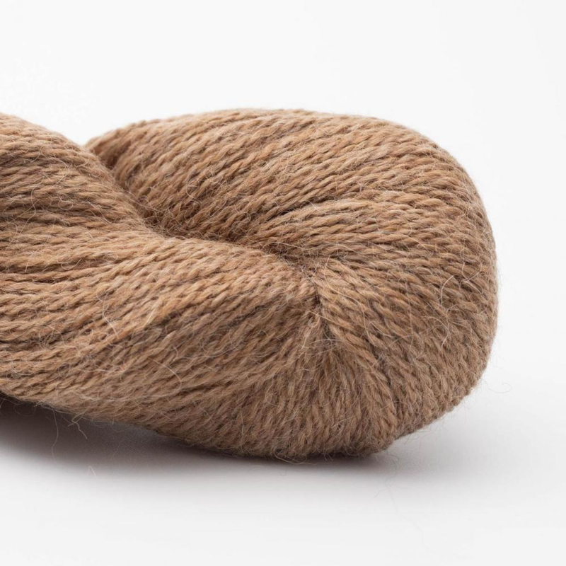 BC Garn Babyalpaca 10/2 RAS 108 Marrone Nougat (non tinto) RAS