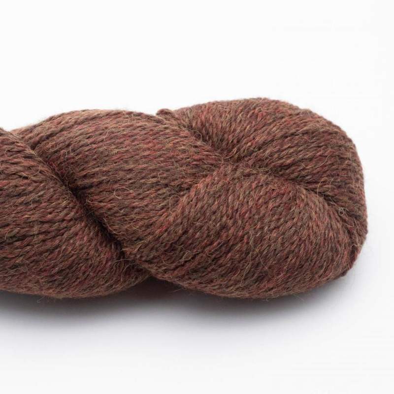 BC Garn Babyalpaca 10/2 RAS 129 Marrone Medio Heather RAS