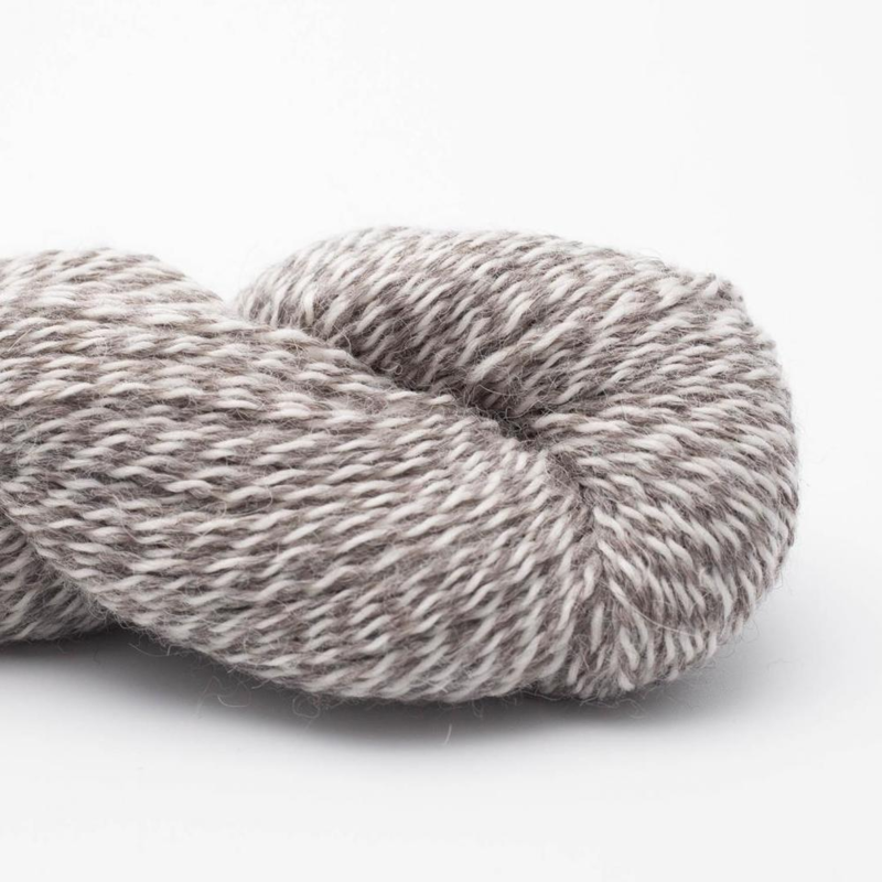 BC Garn Babyalpaca 10/2 RAS 102 Grigio Naturale-Melange (non tinto) RAS