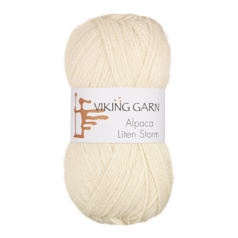 Viking Alpaca Liten Storm 702 Bianco naturale