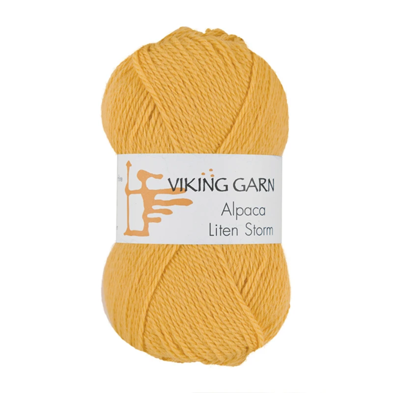 Viking Alpaca Liten Storm 741 Giallo sole