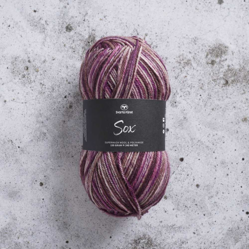 Svarta Fåret Sox 150 g 802 Fiore di coleus