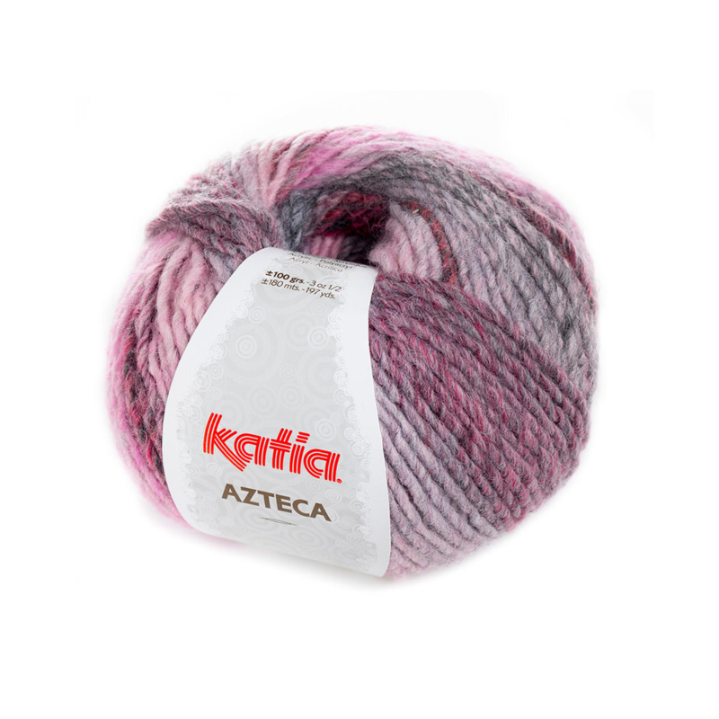 Katia Azteca 32 Viola-grigio