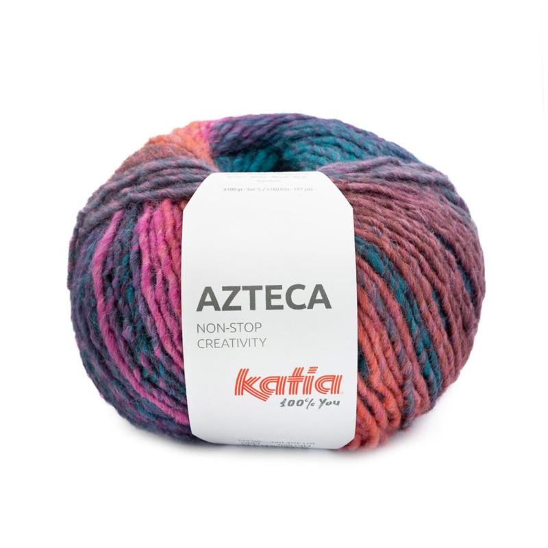 Katia Azteca 93 Petrolio-fucsia