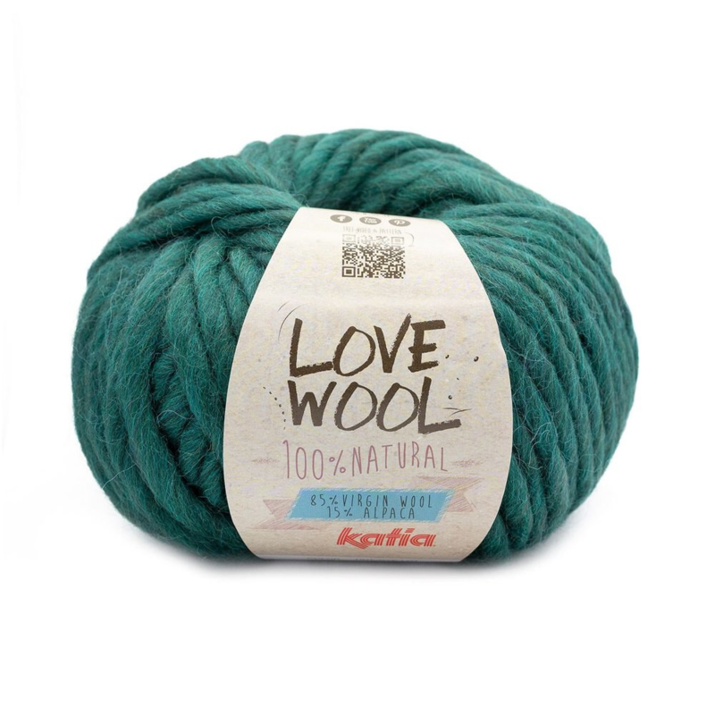 Katia Love Wool 133 Verde smeraldo