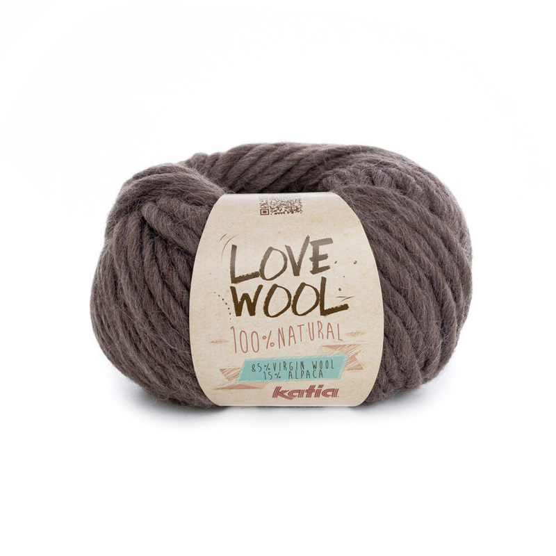 Katia Love Wool 103 Marrone scuro