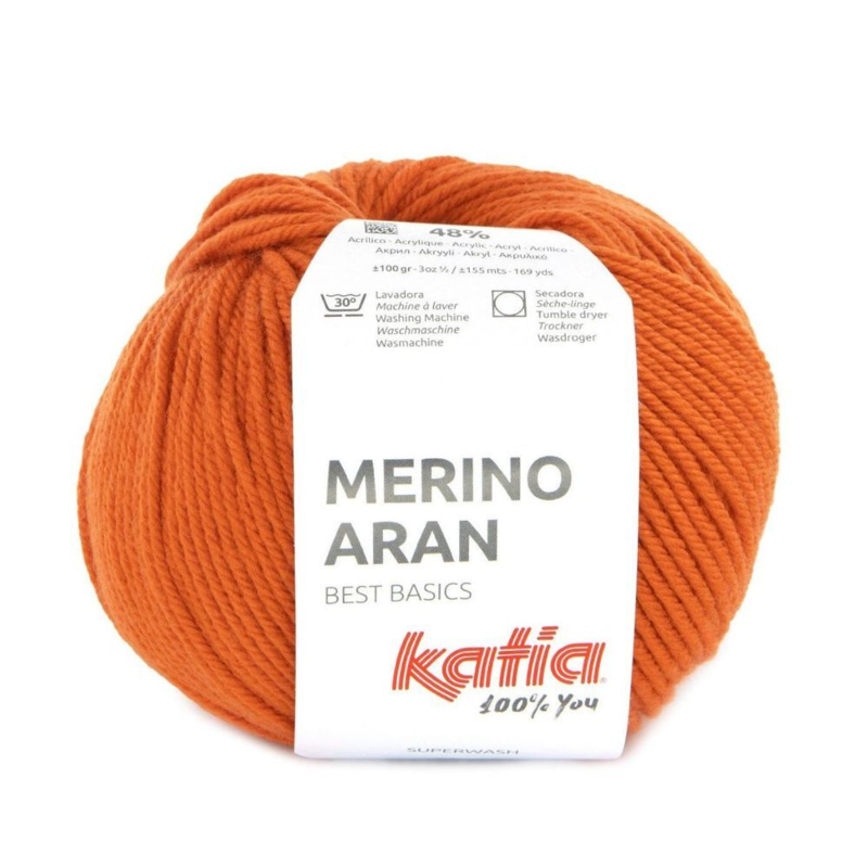 Katia Merino Aran 101 Arancione intenso