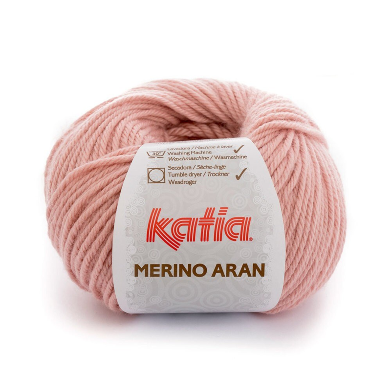 Katia Merino Aran 083 Rosa medio polveroso