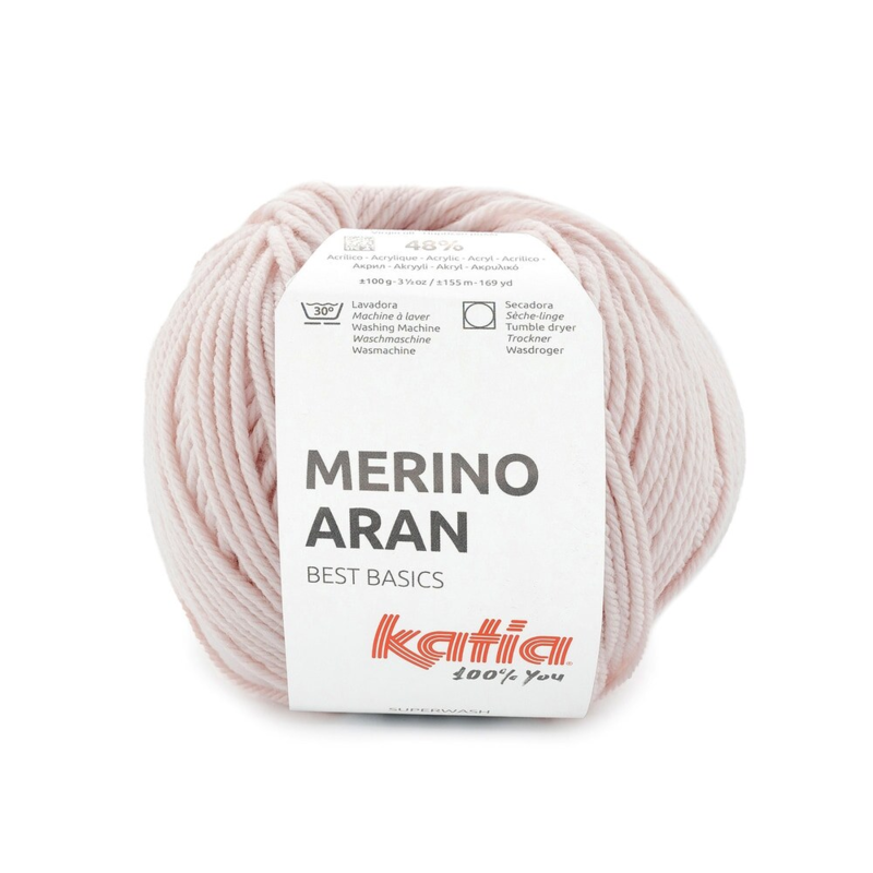 Katia Merino Aran 112 Rosa molto chiaro