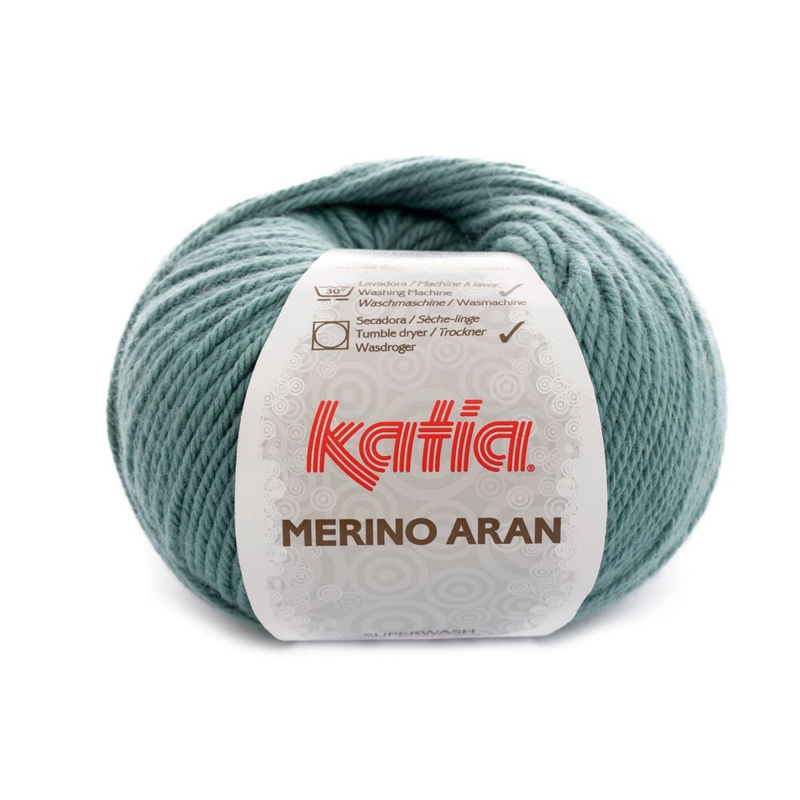 Katia Merino Aran 065 Turchese pastello