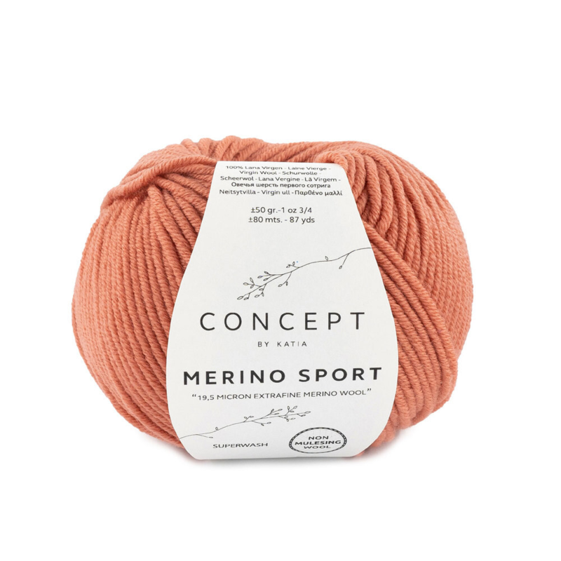 Katia Concept Merino Sport 062 Rosa salmone