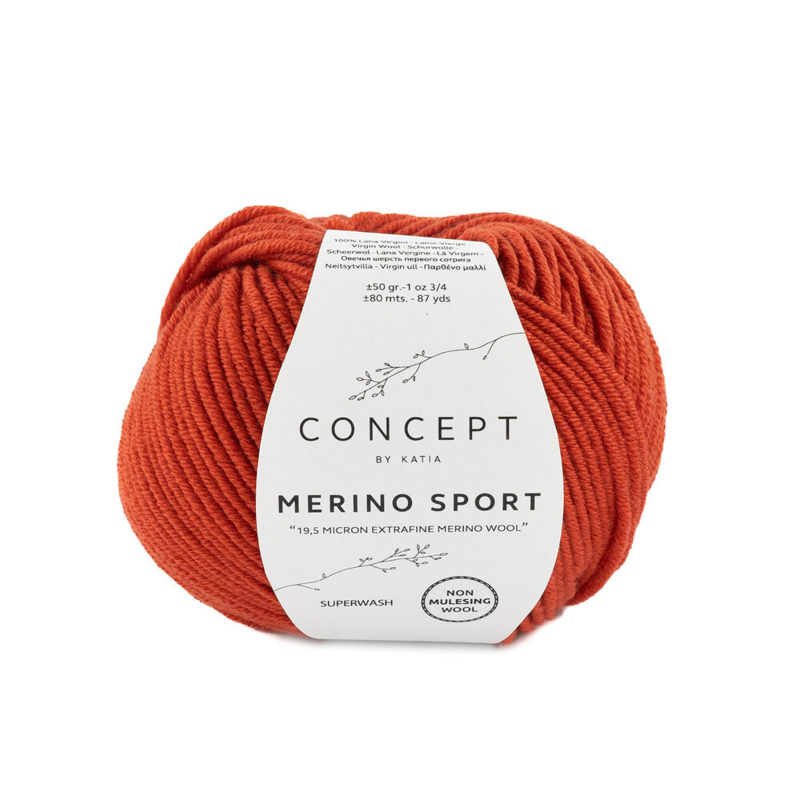 Katia Concept Merino Sport 020 Ruggine