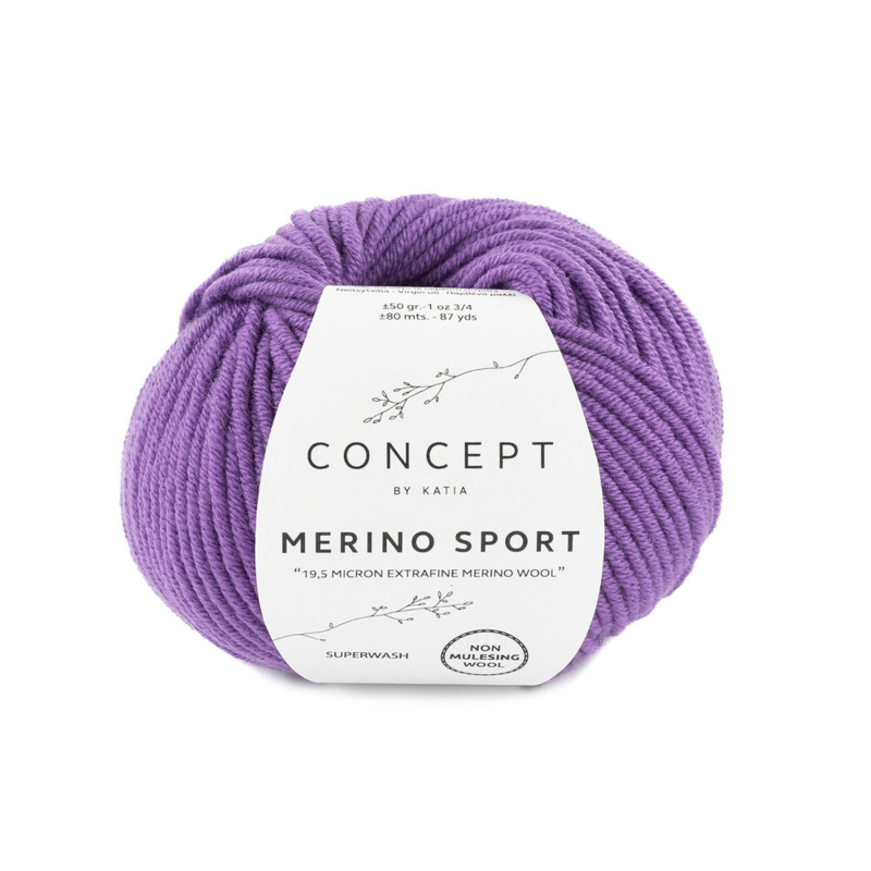 Katia Concept Merino Sport 066 Viola