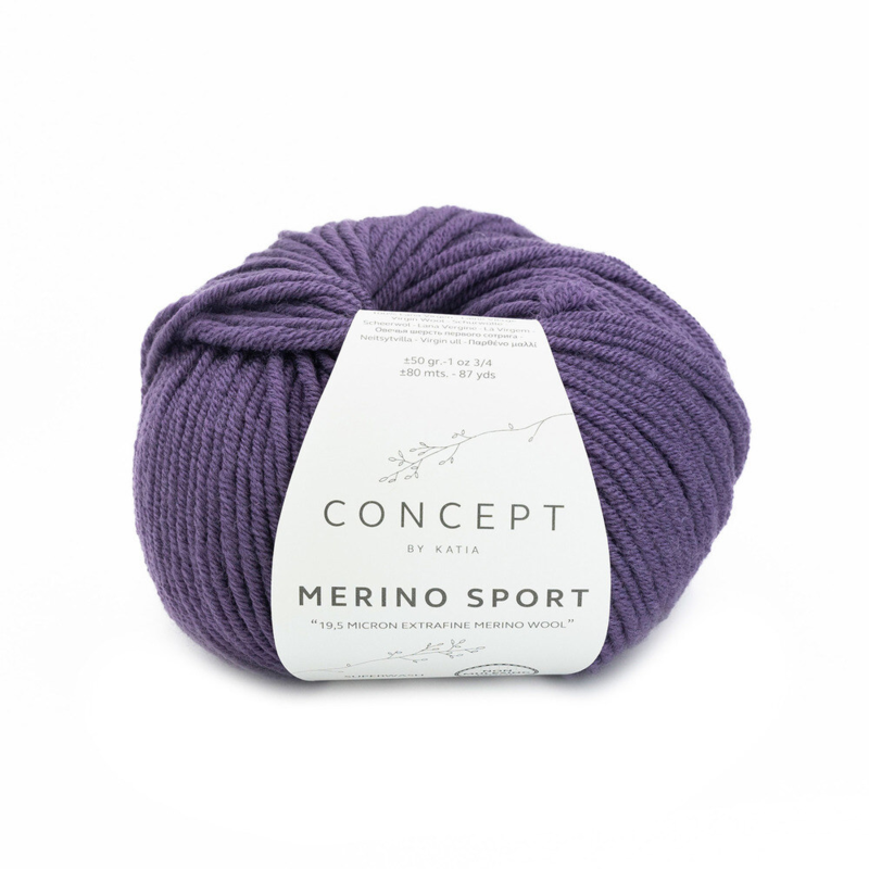 Katia Concept Merino Sport 071 Viola scuro