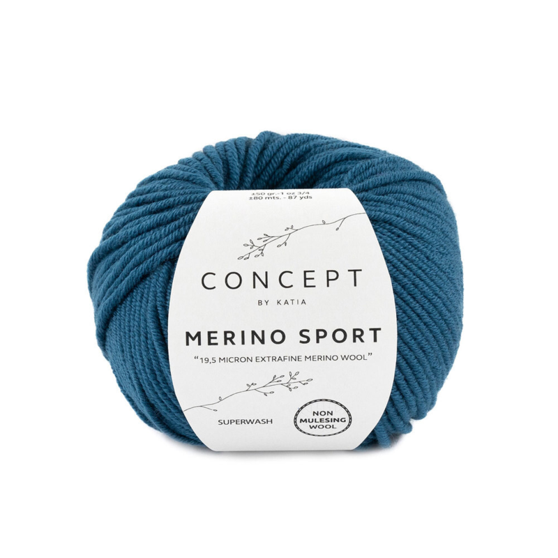 Katia Concept Merino Sport 033 Turchese scuro