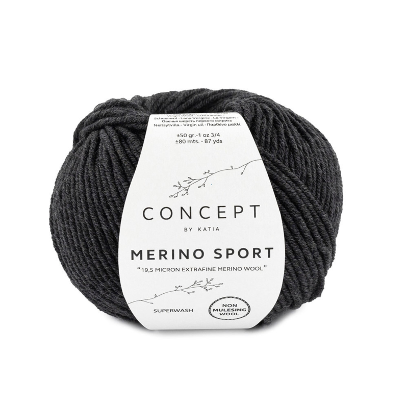 Katia Concept Merino Sport 402 Grigio molto scuro