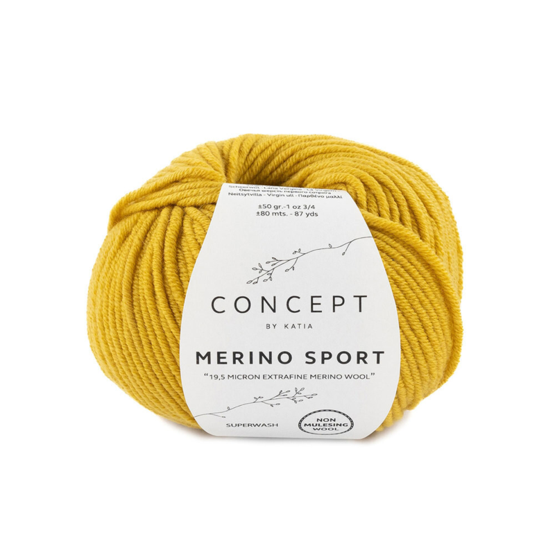 Katia Concept Merino Sport 044 Senape