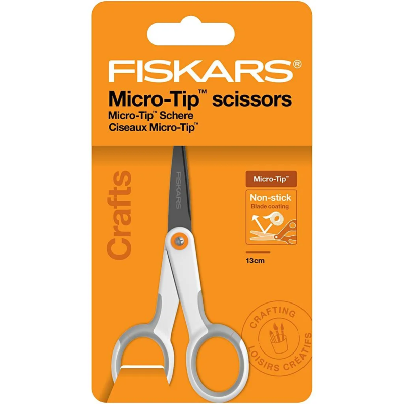 Forbice Fiskars Micro-Tip™ antiaderente (13 cm)