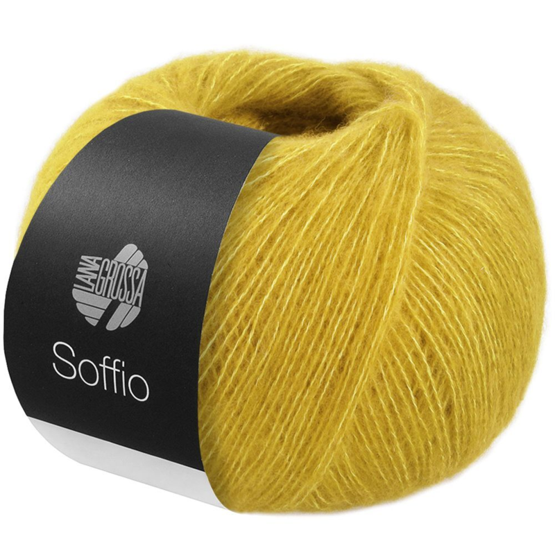 Lana Grossa Soffio 31 Giallo senape