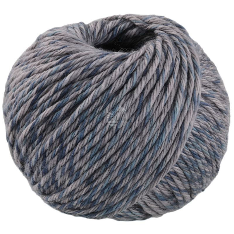 Lana Grossa Vintage Chunky 06 Taupe/Blu grigiastro