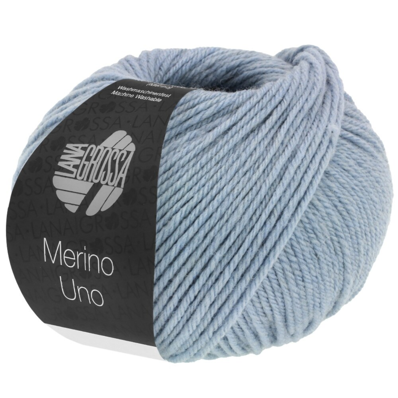 Lana Grossa Merino Uno 67 Blu Fumo