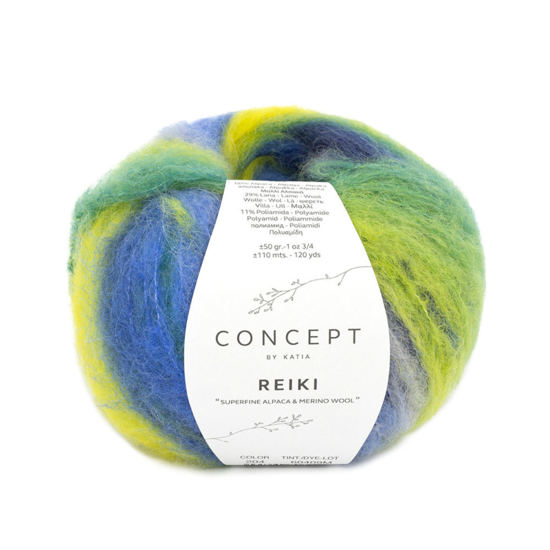 Katia Concept Reiki 204 Blu-Pistacchio-Giallo